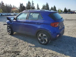 2020 Hyundai Venue SEL with VIN KMHRC8A30LU018500, listed as a Copart auction lot 54141175 with 42,945 mi miles and Salvage Title. Bid and sale history available at carsss.com. Image 2.