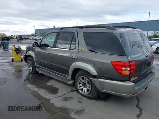 2003 Toyota Sequoia SR5 with VIN 5TDBT44A23S158061, listed as a IAAI auction lot 41807142 with 247,472 mi miles and . Bid and sale history available at DreamBid. Image 3.