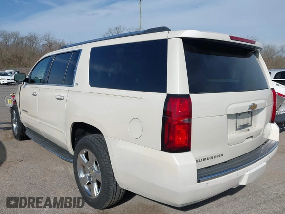 2015 Chevrolet Suburban LTZ with VIN 1GNSCKKC2FR741040, listed as a IAAI auction lot 41709574 with 87,795 mi miles and . Bid and sale history available at DreamBid. Image 3.