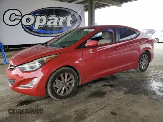 2014 Hyundai Elantra SE z VIN KMHDH4AE8EU050667, wystawiony jako Copart lot #55358295 z przebiegiem 100 684 mil mil oraz Szkoda całkowita • Salvage title. Historia ofert i sprzedaży dostępna na DreamBid. Obrazek 1.