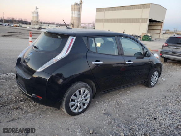 2015 Nissan LEAF SV with VIN 1N4AZ0CPXFC308227, listed as a Copart auction lot 80269994 with 86,341 mi miles and Clean Title. Bid and sale history available at carsss.com. Image 3.