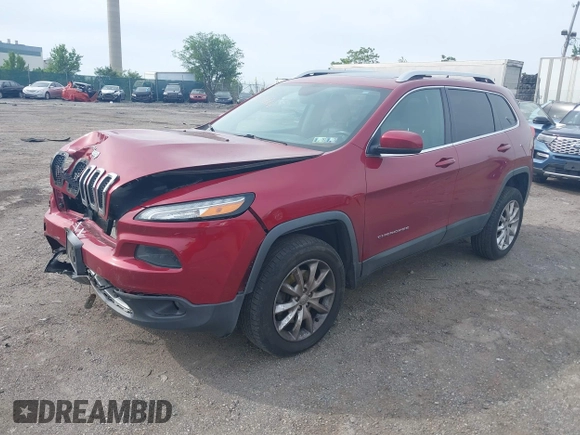 2014 Jeep Cherokee Limited with VIN 1C4PJMDS3EW226813, listed as a IAAI auction lot 42344306 with 161,790 mi miles and . Bid and sale history available at DreamBid. Image 17.