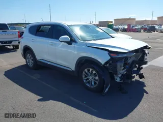2019 Hyundai Santa Fe SE with VIN 5NMS2CAD5KH081604, listed as a IAAI auction lot 41526082 with NaN miles. Bid and sale history available at carsss.com. Image 1.