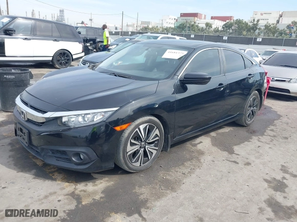 2018 Honda Civic Sedan EX-T with VIN JHMFC1F36JX010421, listed as a IAAI auction lot 41681375 with 95,539 mi miles. Bid and sale history available at carsss.com. Image 17.