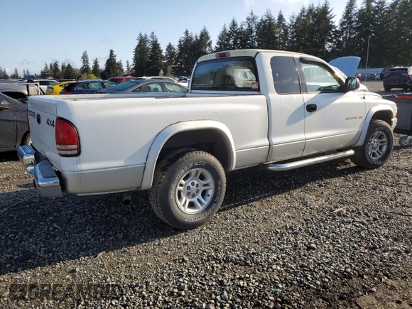 2001 Dodge Dakota Sport with VIN 1B7GG22N71S303684, listed as a Copart auction lot 52167635 with 151,354 mi miles and Salvage Title. Bid and sale history available at carsss.com. Image 3.