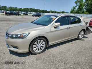 2013 Honda Accord EX с VIN 1HGCR2F71DA086746, выставлен на аукционе Copart как лот 58902515 с пробегом 150 074 миль миль и Списание • Salvage title. История ставок и продаж доступна на DreamBid. Изображение 1.