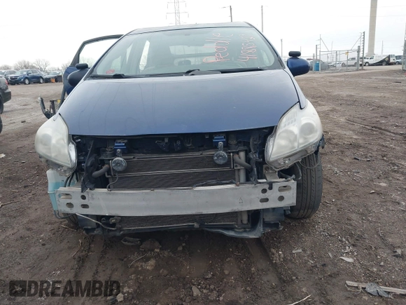 2010 Toyota Prius II with VIN JTDKN3DU8A0212722, listed as a IAAI auction lot 41885429 with 196,645 mi miles. Bid and sale history available at carsss.com. Image 6.
