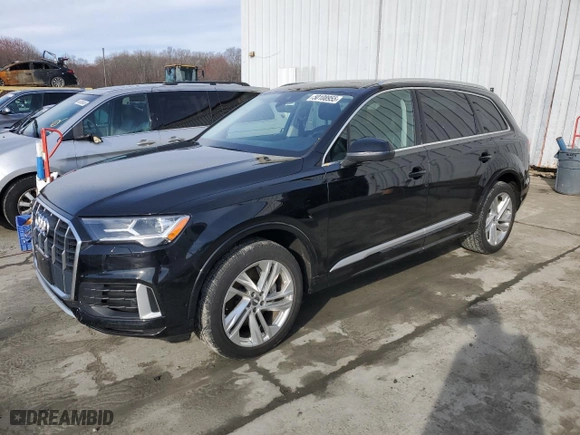 2020 Audi Q7 Premium Plus with VIN WA1LXAF70LD003071, listed as a Copart auction lot 50108955 with 70,903 mi miles and Clean Title. Bid and sale history available at carsss.com. Image 1.