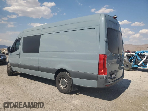 2020 Mercedes-Benz Sprinter Cargo with VIN W1W4ECHY4LT037686, listed as a Copart auction lot 63272734 with 180,277 mi miles and Salvage Title. Bid and sale history available at carsss.com. Image 2.