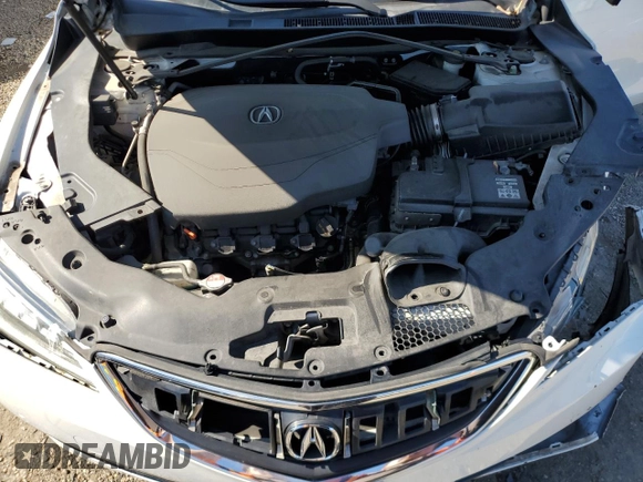 2015 Acura TLX V6 with VIN 19UUB2F38FA010790, listed as a Copart auction lot 58811015 with 73,973 mi miles and Salvage title. Bid and sale history available at DreamBid. Image 11.