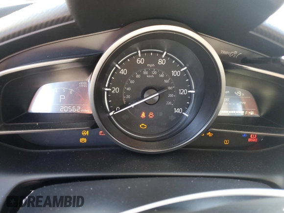 2019 Mazda CX-3 Sport with VIN JM1DKFB7XK0454736, listed as a Copart auction lot 47247055 with 20,562 mi miles and Salvage Title. Bid and sale history available at carsss.com. Image 9.