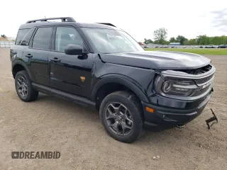 2022 Ford Bronco Sport Badlands z VIN 3FMCR9D9XNRE21095, wystawiony jako Copart lot #57636345 z przebiegiem 60 386 mil mil oraz Szkoda całkowita • Salvage title. Historia ofert i sprzedaży dostępna na DreamBid. Obrazek 4.