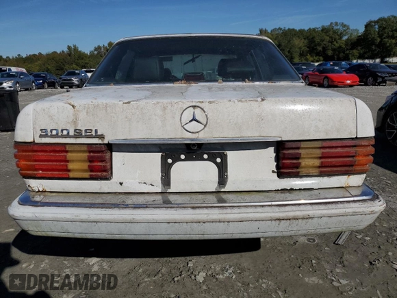 1991 Mercedes-Benz 300 with VIN WDBCA25E3MA563651, listed as a Copart auction lot 80231294 with 181,521 mi miles and Clean Title. Bid and sale history available at DreamBid. Image 6.