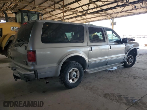 2003 Ford Excursion Limited с VIN 1FMNU42S23ED13778, выставлен на аукционе Copart как лот 52371665 с пробегом 275 336 миль миль и Списание • Salvage title. История ставок и продаж доступна на DreamBid. Изображение 3.