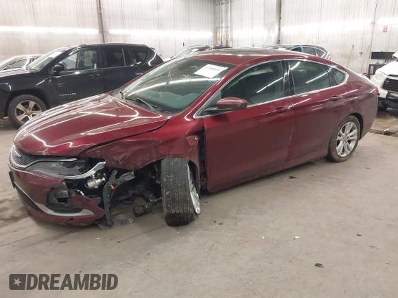 2015 Chrysler 200 Limited with VIN 1C3CCCAB8FN710379, listed as a IAAI auction lot 41209014 with 122,726 mi miles and . Bid and sale history available at DreamBid. Image 18.