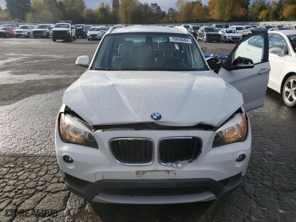 2013 BMW X1 xDrive28i with VIN WBAVL1C55DVR85265, listed as a Copart auction lot 78848684 with 96,288 mi miles and Salvage Title. Bid and sale history available at carsss.com. Image 5.