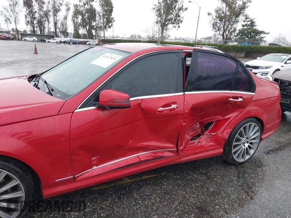 2013 Mercedes-Benz C 250 Sport with VIN WDDGF4HBXDR284643, listed as a IAAI auction lot 41517874 with 74,023 mi miles and . Bid and sale history available at carsss.com. Image 6.