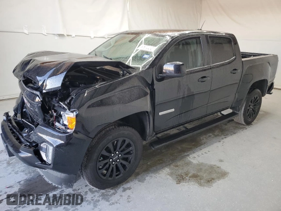 2021 GMC Canyon 2WD Elevation with VIN 1GTG5CEN9M1105349, listed as a Copart auction lot 76309924 with 79,216 mi miles and Clean Title. Bid and sale history available at carsss.com. Image 1.