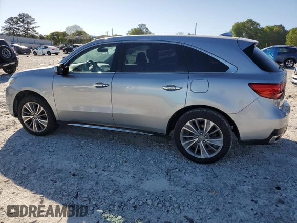 2017 Acura MDX Technology z VIN 5J8YD3H57HL001893, wystawiony jako Copart lot #53165555 z przebiegiem 90 779 mil mil oraz Szkoda całkowita • Salvage title. Historia ofert i sprzedaży dostępna na DreamBid. Obrazek 2.