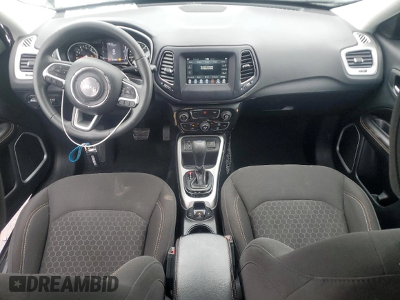 2021 Jeep Compass Sport с VIN 3C4NJCAB4MT510929, выставлен на аукционе Copart как лот 57961595 с пробегом 37 715 миль миль и Списание • Salvage title. История ставок и продаж доступна на DreamBid. Изображение 8.