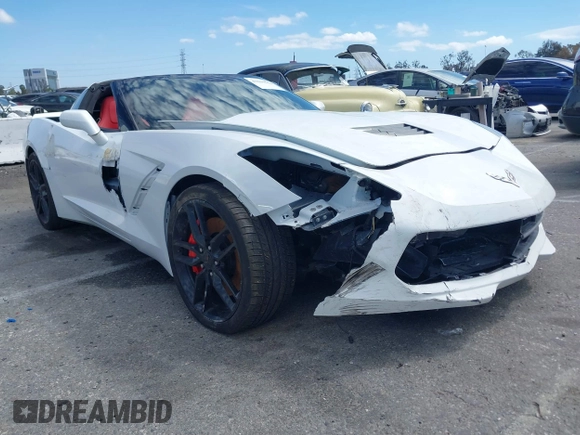 2016 Chevrolet Corvette Z51 3LT z VIN 1G1YM2D76G5116786, wystawiony jako IAAI lot #41815554 z przebiegiem 67 466 mil mil oraz . Historia ofert i sprzedaży dostępna na DreamBid. Obrazek 1.