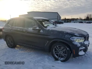 2019 BMW X3 M40i with VIN 5UXTS3C59K0Z05595, listed as a Copart auction lot 88962685 with Not Provided miles and Salvage Title. Bid and sale history available at DreamBid. Image 4.