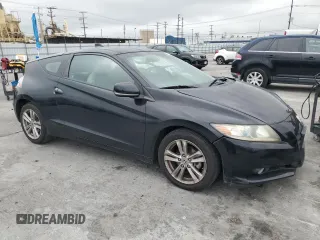 2011 Honda CR-Z EX with VIN JHMZF1D67BS010668, listed as a Copart auction lot 51180545 with 73,962 mi miles and Salvage Title. Bid and sale history available at carsss.com. Image 4.