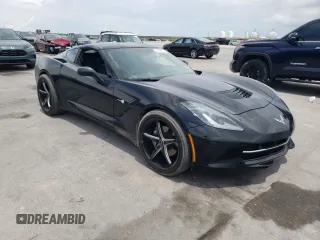 2017 Chevrolet Corvette 3LT with VIN 1G1YF2D71H5108025, listed as a Copart auction lot 61598184 with 42,167 mi miles and Salvage Title. Bid and sale history available at carsss.com. Image 4.
