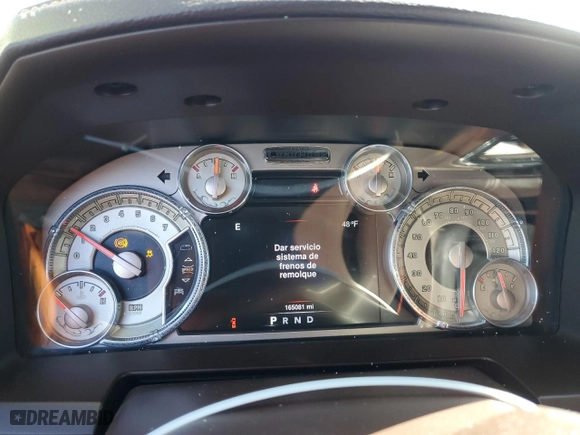2016 Ram 1500 Longhorn with VIN 1C6RR7WT5GS181187, listed as a Copart auction lot 43376914 with 165,081 mi miles and Salvage Title. Bid and sale history available at carsss.com. Image 9.