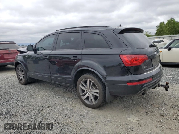 2014 Audi Q7 Prestige with VIN WA1WMAFE9ED013931, listed as a Copart auction lot 56900345 with 109,355 mi miles and Salvage title. Bid and sale history available at DreamBid. Image 2.