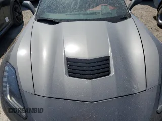 2015 Chevrolet Corvette Z51 3LT with VIN 1G1YM2D79F5107403, listed as a Copart auction lot 76190254 with 0 mi miles and Salvage Title. Bid and sale history available at carsss.com. Image 11.