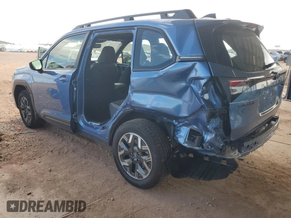 2025 Subaru Forester с VIN JF2SLDAC3SH570841, выставлен на аукционе Copart как лот 65461565 с пробегом 637 миль миль и Списание • Salvage title. История ставок и продаж доступна на DreamBid. Изображение 2.