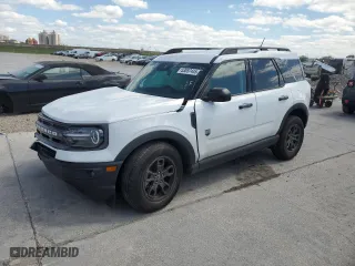 2023 Ford Bronco Sport Big Bend with VIN 3FMCR9B63PRE37893, listed as a Copart auction lot 53057445 with 3,698 mi miles and Salvage Title. Bid and sale history available at carsss.com. Image 1.