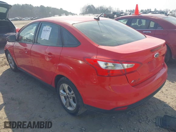 2014 Ford Focus SE with VIN 1FADP3F28EL353220, listed as a IAAI auction lot 41675973 with 1 mi miles. Bid and sale history available at carsss.com. Image 3.