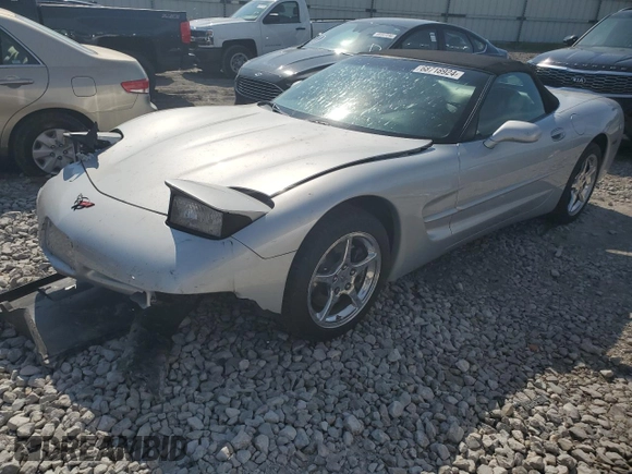 1998 Chevrolet Corvette with VIN 1G1YY32G9W5123033, listed as a Copart auction lot 68718924 with 0 mi miles and Salvage Title. Bid and sale history available at carsss.com. Image 1.