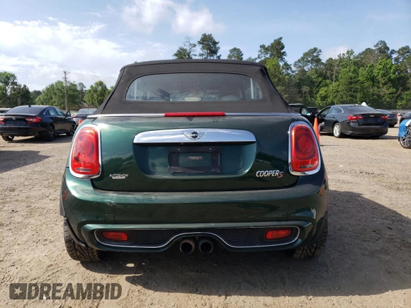 2017 MINI Convertible Cooper S with VIN WMWWG9C35H3C81271, listed as a Copart auction lot 59088335 with 101,181 mi miles and Salvage title. Bid and sale history available at DreamBid. Image 6.