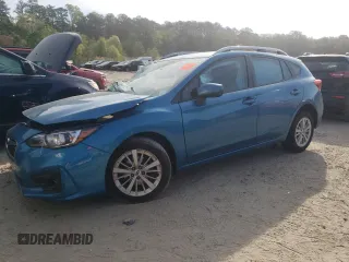 2018 Subaru Impreza Premium z VIN 4S3GTAD67J3752966, wystawiony jako Copart lot #54173475 z przebiegiem 82 075 mil mil oraz Szkody całkowita. Historia ofert i sprzedaży dostępna na DreamBid. Obrazek 1.
