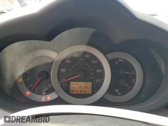 2008 Toyota RAV4 с VIN JTMBD33V786086891, выставлен на аукционе Copart как лот 52520735 с пробегом 181 961 миль миль и Списание • Salvage title. История ставок и продаж доступна на DreamBid. Изображение 9.