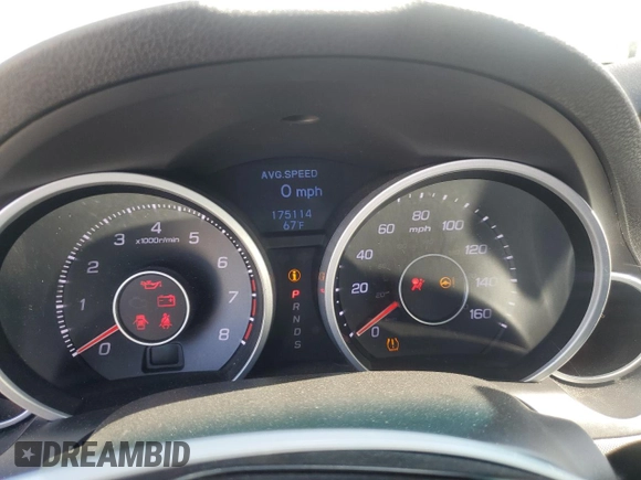 2013 Acura TL Technology z VIN 19UUA8F52DA014581, wystawiony jako Copart lot #58389665 z przebiegiem 175 114 mil mil oraz Szkoda całkowita • Salvage title. Historia ofert i sprzedaży dostępna na DreamBid. Obrazek 9.
