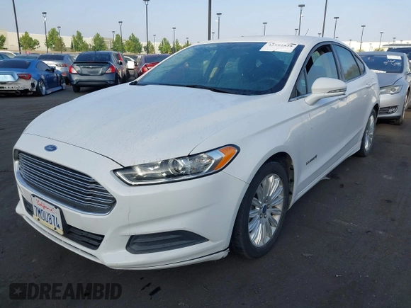 2016 Ford Fusion SE Hybrid with VIN 3FA6P0LU4GR144591, listed as a IAAI auction lot 42592828 with 96,184 mi miles and . Bid and sale history available at DreamBid. Image 2.