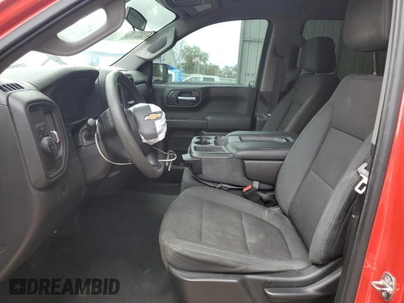 2020 Chevrolet Silverado 1500 Custom with VIN 3GCPWBEH5LG184312, listed as a Copart auction lot 47533745 with 82,003 mi miles and Salvage Title. Bid and sale history available at carsss.com. Image 7.