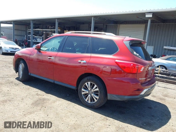 2018 Nissan Pathfinder SV with VIN 5N1DR2MM2JC640660, listed as a IAAI auction lot 41755834 with 76,801 mi miles and . Bid and sale history available at DreamBid. Image 3.