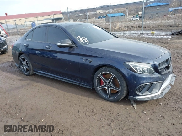 2017 Mercedes-Benz C 43 AMG with VIN 55SWF6EB6HU215481, listed as a IAAI auction lot 41660762 with 105,493 mi miles and . Bid and sale history available at DreamBid. Image 1.