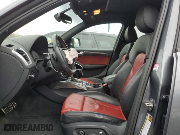 2016 Audi SQ5 Premium Plus with VIN WA1CCAFP0GA058655, listed as a Copart auction lot 83008654 with 67,587 mi miles and Salvage Title. Bid and sale history available at carsss.com. Image 7.