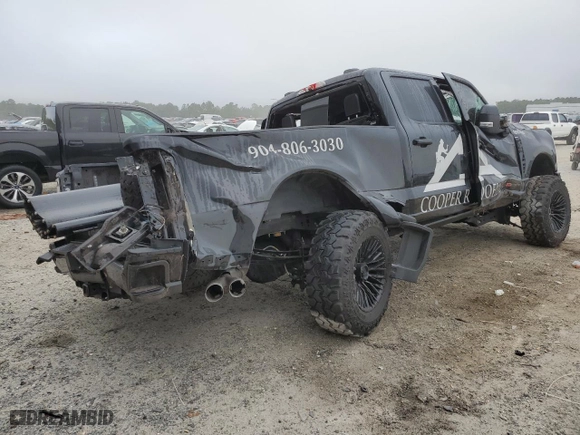 2023 Ford Super Duty F-350 SRW XL with VIN 1FT8W3BM2PED50505, listed as a Copart auction lot 75015044 with NaN miles and Non Repairable. Bid and sale history available at carsss.com. Image 3.