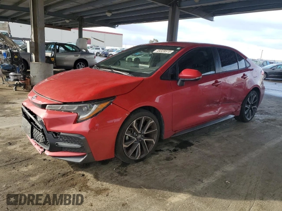 2021 Toyota Corolla SE with VIN JTDS4MCE6MJ064023, listed as a Copart auction lot 49328515 with 120,664 mi miles and Salvage Title. Bid and sale history available at DreamBid. Image 1.