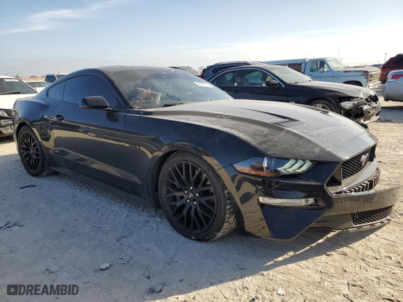 2022 Ford Mustang GT with VIN 1FA6P8CFXN5112020, listed as a Copart auction lot 86978114 with 22,177 mi miles and Salvage Title. Bid and sale history available at carsss.com. Image 4.