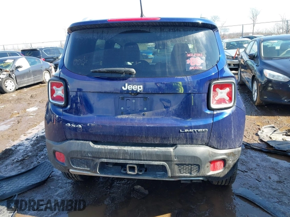 2017 Jeep Renegade Limited z VIN ZACCJBDB4HPE54095, wystawiony jako IAAI lot #41680686 z przebiegiem 110 123 mil mil oraz . Historia ofert i sprzedaży dostępna na DreamBid. Obrazek 17.