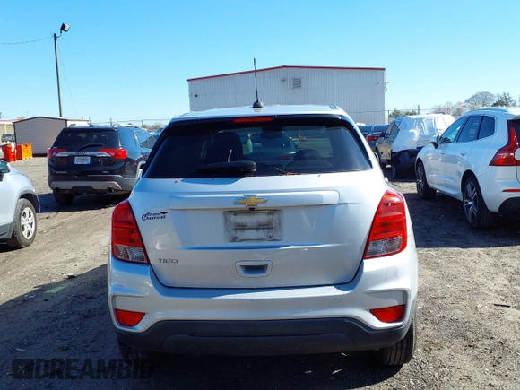 2020 Chevrolet Trax LS with VIN KL7CJKSB8LB037128, listed as a IAAI auction lot 41761398 with 134,909 mi miles. Bid and sale history available at carsss.com. Image 17.