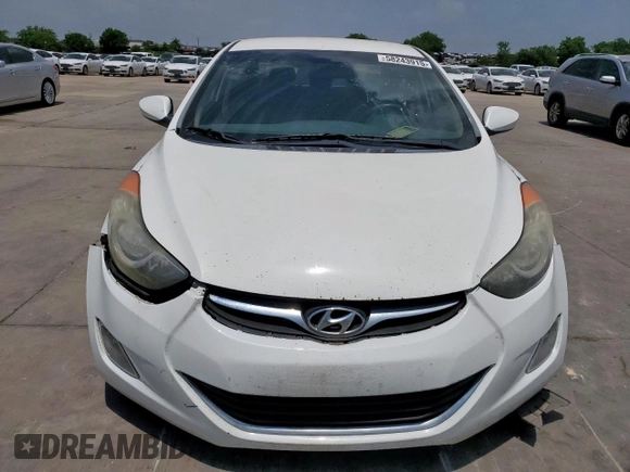 2013 Hyundai Elantra GLS z VIN 5NPDH4AE0DH219383, wystawiony jako Copart lot #58243915 z przebiegiem 166 343 mil mil oraz Tytuł czysty. Historia ofert i sprzedaży dostępna na DreamBid. Obrazek 5.